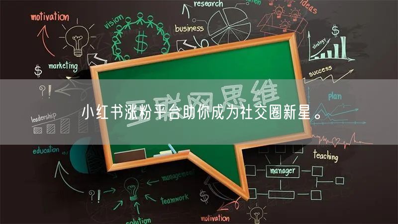 小红书涨粉平台助你成为社交圈新星。