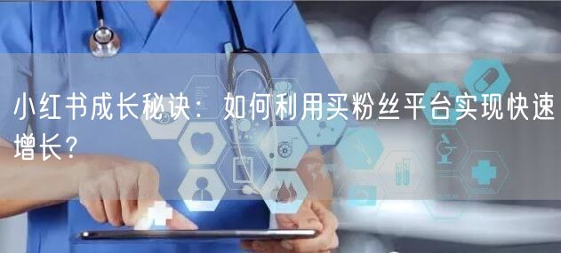 小红书成长秘诀:如何利用买粉丝平台实现快速增长?