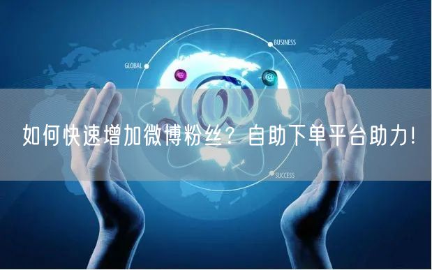 如何快速增加微博粉丝?自助下单平台助力!