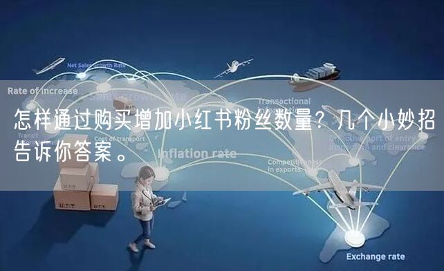 怎样通过购买增加小红书粉丝数量？几个小妙招告诉你答案。
