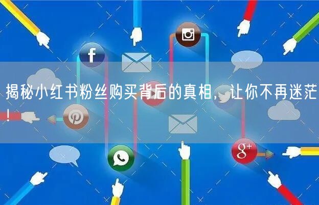 揭秘小红书粉丝购买背后的真相，让你不再迷茫！