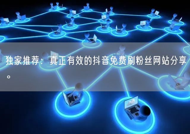 独家推荐：真正有效的抖音免费刷粉丝网站分享。