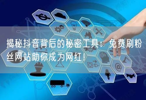 揭秘抖音背后的秘密工具：免费刷粉丝网站助你成为网红！