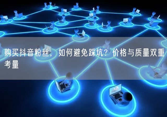购买抖音粉丝，如何避免踩坑？价格与质量双重考量