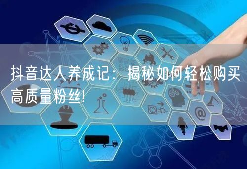 抖音达人养成记：揭秘如何轻松购买高质量粉丝!