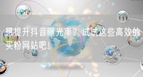 想提升抖音曝光率？试试这些高效的买粉网站吧！