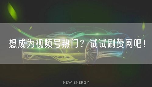 想成为视频号热门？试试刷赞网吧！