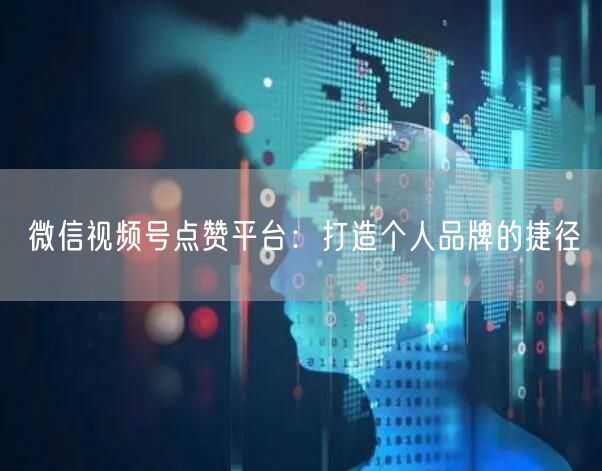 微信视频号点赞平台：打造个人品牌的捷径