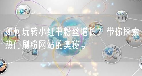 如何玩转小红书粉丝增长？带你探索热门刷粉网站的奥秘。