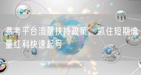 参考平台流量扶持政策,抓住短期流量红利快速起号